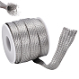 8м плоский 304 плетеная оболочка из нержавеющей стали, вязание масштабируемой сетевой ленты, с 1шт. пустой катушки