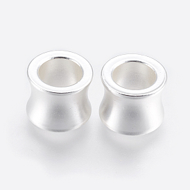 304 Stainless Steel Beads, Large Hole Beads, Drum