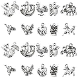 100 шт, 10 подвески для котят из сплава в тибетском стиле, без кадмия и без свинца, животная тема