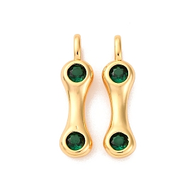 Латунные микро проложить кубического циркония подвески, долговечный, без никеля 