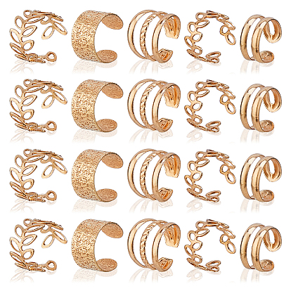 16 Серьги-манжеты С-образной формы из сплава для мужчин и женщин