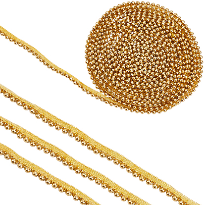 1полиэстер с пластиковой круглой бусиновой лентой, аксессуары для одежды, с картонной карточкой