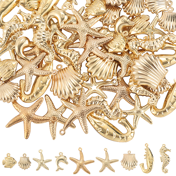 54 шт. 9 стили океанская тема 316 подвески из хирургической нержавеющей стали