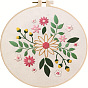 Hand embroidery diy material bag fabric handmade plant animal embroidery home decoration kit