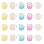 20 pièces 5 mini-modèle de tasse en résine de différentes couleurs, accessoires de maison de poupée micro paysage, faire semblant de décorations d'accessoires