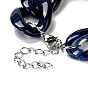Chunky Acrylic Curb Chain Bracelet for Girl Women