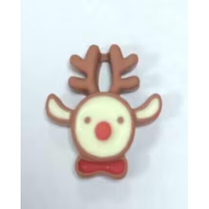 Christmas Theme Opaque Resin Cabochons, DIY Accessories, Deer