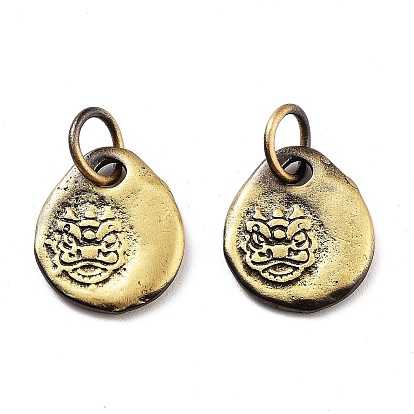 Латунные подвески, без кадмия и без свинца, капля воды