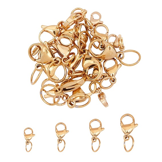 304 Stainless Steel Lobster Claw Clasps