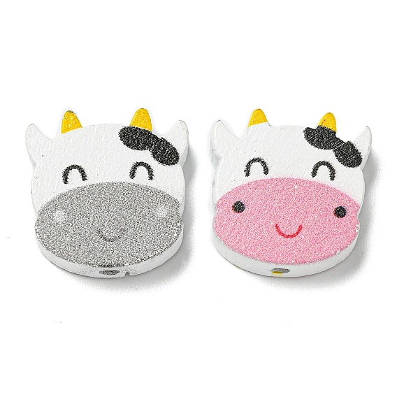 Печатные деревянные бусины, поголовье крупного рогатого скота