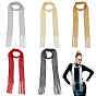 5Pcs 5 Colors Polyester Scarves