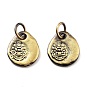 Латунные подвески, без кадмия и без свинца, капля воды