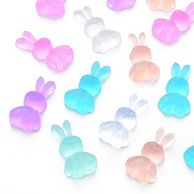 Transparent Resin Cabochons, Rabbit