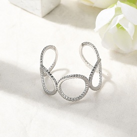 304 открытые манжеты из нержавеющей стали, круглые