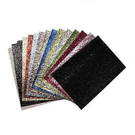 Glitter PU Leather Fabric, with Shiny Sequins, for Bowknots Earrings Shoes Purses Handbags DIY Making Fabric Sewing