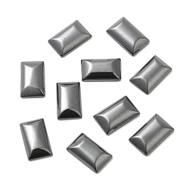 Synthetic Non-magnetic Hematite Cabochons, Rectangle