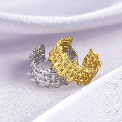 304 Stainless Steel Open Cuff Rings