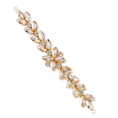 Блестящая цветочная отделка стразами, гибкие швейные ремесла украшение свадебного костюма, для обуви своими руками, ремень, пакет, шляпа, повязка на голову