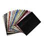 Glitter PU Leather Fabric, with Shiny Sequins, for Bowknots Earrings Shoes Purses Handbags DIY Making Fabric Sewing