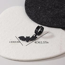 Летучая мышь 304 серьги-кольца из нержавеющей стали