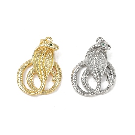 Латунные микро проложить кубического циркония подвески, без кадмия и без свинца, змея