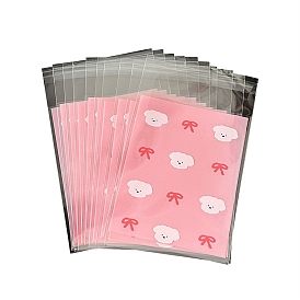 Self-adhesive Plastic Cellophane Bags, for Gift Packing Bags, Rectangle