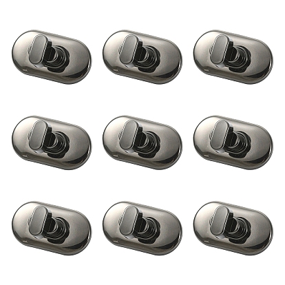 10 Комплект застежек-замков для сумок из сплава, кошелек с застежкой на большой палец