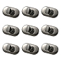 10 Sets Alloy Bag Tuck Lock Clasp, Purse Thumb Press Closure