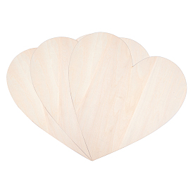 SUPERDANT Wooden Ornaments, for Party Gift Home Decoration, Heart