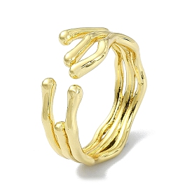 Brass Open Cuff Ring