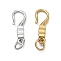 304 Stainless Steel S-Hook Clasps, with Jump Ring