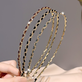 Сплав горный хрусталь ленты для волос, аксессуары для волос для женщин и девочек