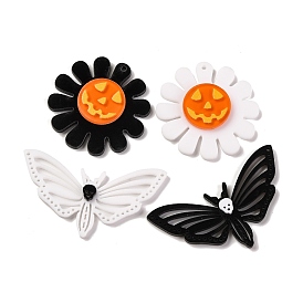 Halloween Teme Opaque Acrylic Pendants