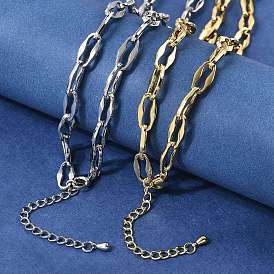 Ожерелья-цепочки из латуни для женщин, стойки покрытие, без кадмия и без свинца, долговечный