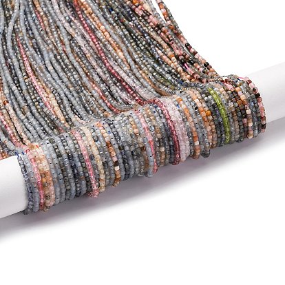 Природные смешанные камень бисер пряди, кубические