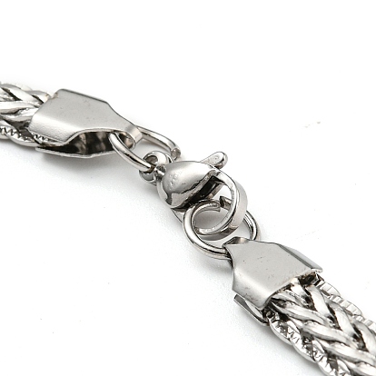 304 Stainless Steel Chain Necklaces, Snake Chain