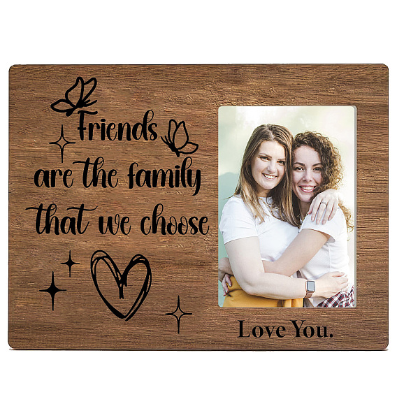 Деревянные подставки для фоторамок, украшение рабочего стола в домашней комнате