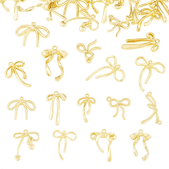 18 шт 9 стили подвески из сплава, бантом прелести