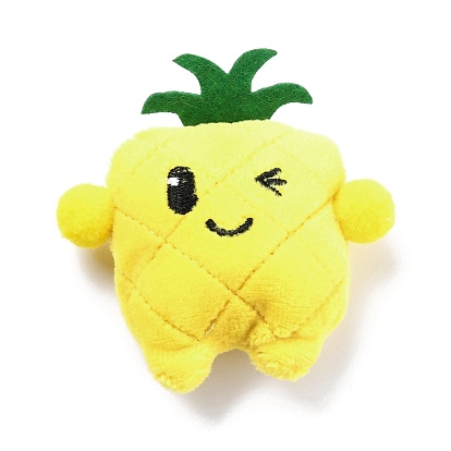 Милые аксессуары из нетканых материалов из мультфильмов, плюшевая кукла, с набивкой хлопка, ананас