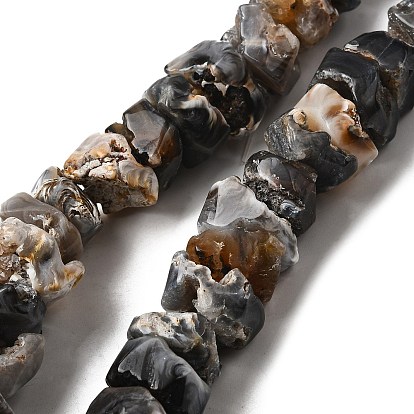 Природные агата самородки окончил бисер пряди