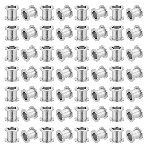 100 шт. 303 бусины из нержавеющей стали, колонка