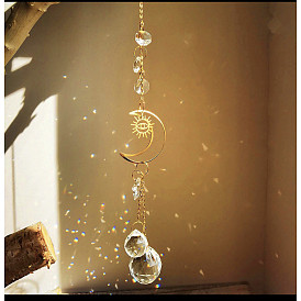 Christmas Pendant Crystal Lighting Ball Pendant Sun Catcher Crystal DIY Car Decoration Pendant