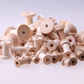 Wooden Empty Spools for Wire, Thread Bobbins