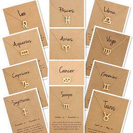 Ожерелья из сплава с подвесками в виде двенадцати созвездий