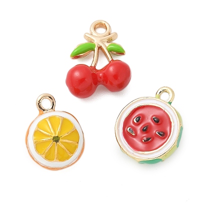 Фрукты стиль экологичная стойка покрытие латунная эмаль подвески, без свинца и без кадмия, долговечный