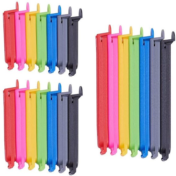 Clips d'étanchéité de stockage de sac de collation de nourriture, sacs en plastique refermables à fermeture par pince, clip de stockage de nourriture à domicile