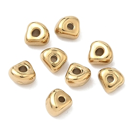 304 из нержавеющей стали бусы, треугольные, ионное покрытие (ip)