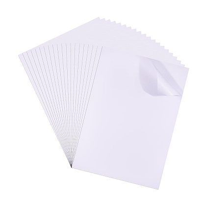 Self-adhesive Paper for Inkjet and Laser Printers, Rectangle