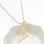 201 Stainless Steel Planet Star Moon Pendant Necklaces for Women