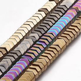 Немагнитные синтетический гематит бисер пряди, вакуумное покрытие pvd, класс А, наконечник